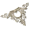 Corner Acanthus Cartouche STL 3D model for CNC
