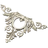 Corner Acanthus Cartouche STL 3D model for CNC
