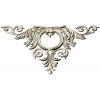 Corner Acanthus Cartouche STL 3D model for CNC