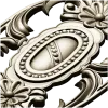 Ornate Oval Cartouche STL for CNC Router