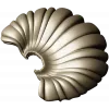 Shell Fan Relief - STL 3D model for CNC milling