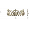Картуш с розами - рельефная 3D модель в формате STL для ЧПУ