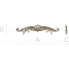 Ornamental Rococo Horizontal Applique STL 3D Model for CNC