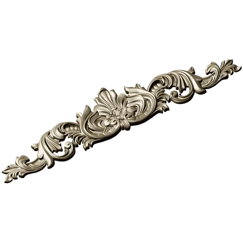 Baroque Acanthus Crest - STL 3D model for CNC