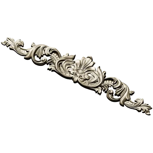 Baroque Acanthus Crest - STL 3D model for CNC