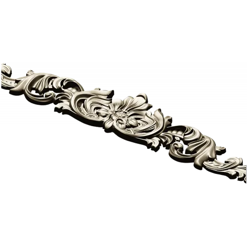 Baroque Acanthus Crest - STL 3D model for CNC