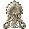Elegant Shell & Scroll Corner - STL 3D Model for CNC