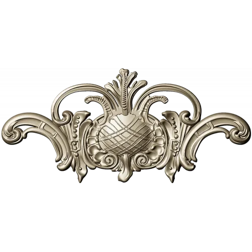 Regal Pineapple Cartouche - STL 3D model for CNC routing