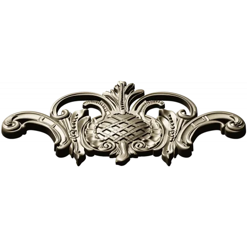 Regal Pineapple Cartouche - STL 3D model for CNC routing