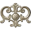 Regal rosette cartouche - STL decorative 3D model for CNC