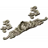 Shell Cartouche Decorative STL for CNC Milling