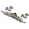 Shell Cartouche Decorative STL for CNC Milling