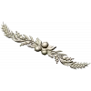 Acorn Laurel Swag - STL 3D model for CNC milling