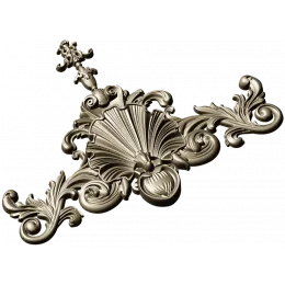 Golden Shell Cartouche