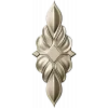 Acanthus Diamond Cartouche - STL 3D model for CNC