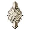 Acanthus Diamond Cartouche - STL 3D model for CNC