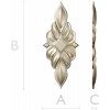 Acanthus Diamond Cartouche - STL 3D model for CNC
