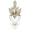 Lotus-inspired vertical applique STL for CNC carving