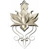 Lotus-inspired vertical applique STL for CNC carving