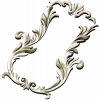 Baroque Acanthus Vertical Cartouche - STL 3D model for CNC