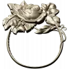 Rosecrest Oval - high-relief floral frame STL for CNC