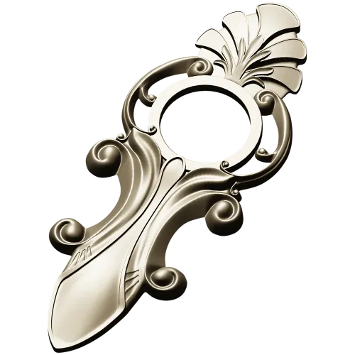 Acanthus Ring Applique STL 3D Model for CNC