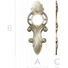 Acanthus Ring Applique STL 3D Model for CNC