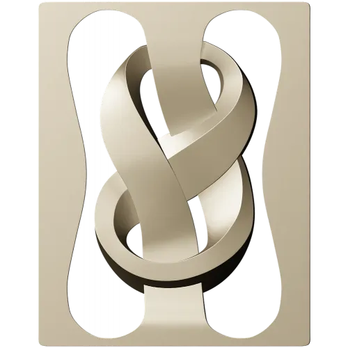 Decorative Ribbon Knot Panel - STL 3D model for CNC router