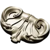 Rococo Shell Cartouche - STL 3D model for CNC