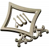 Diamond-Frame "Allah" relief STL for CNC milling