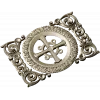 Ornamental Rosette Cross - STL 3D model for CNC router