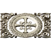 Ornamental Rosette Cross - STL 3D model for CNC router