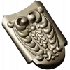 Florentine Acanthus Cartouche - STL 3D Model for CNC