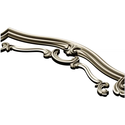 Rococo Cartouche STL for CNC