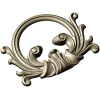 Rococo Acanthus Cartouche 3D STL for CNC