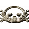 Rococo Acanthus Cartouche 3D STL for CNC