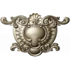 Rococo Cartouche STL for CNC Router - Ornamental Central Panel