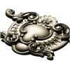 Rococo Cartouche STL for CNC Router - Ornamental Central Panel
