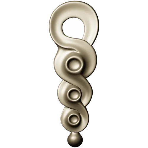S-Rosette Vertical Applique STL
