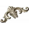 Acanthus Shell Cartouche - STL 3D model for CNC relief milling