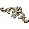 Acanthus Shell Cartouche - STL 3D model for CNC relief milling