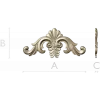 Acanthus Shell Cartouche - STL 3D model for CNC relief milling