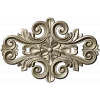Rococo Floral Cartouche STL 3D Model for CNC
