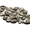 Rococo Floral Cartouche STL 3D Model for CNC