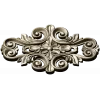Rococo Floral Cartouche STL 3D Model for CNC