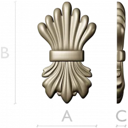 Acanthus Sheaf Applique