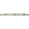 Горизонтальная декоративная лента с медальоном - 3D модель STL для ЧПУ