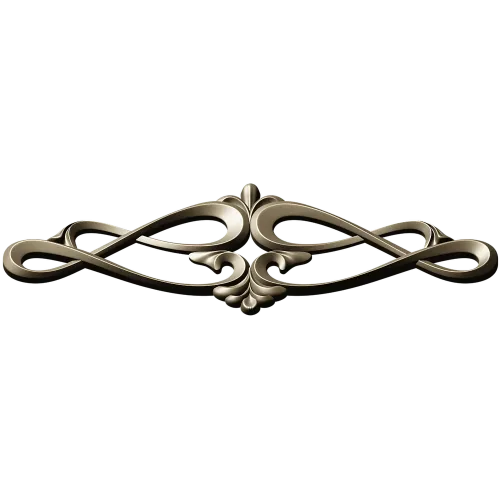 Rococo Scroll Applique STL for CNC
