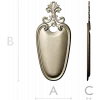 Rococo Shield Cartouche STL 3D Model for CNC