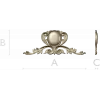 Baroque Oval Cartouche - 3D STL Model for CNC Relief